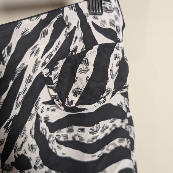 Bimba Y Lola Zebra Flowy Pants (M) - Picture 2 of 8